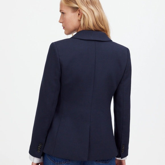 New MADEWELL Size 4 The Alston Blazer in Deep Navy $218 NS390 - Picture 4 of 8